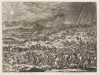 KG 05695
<br/>
Jozua doet zon en maan stilstaan
<br/>
<em>Luyken, Jan (1649-1712)</em>